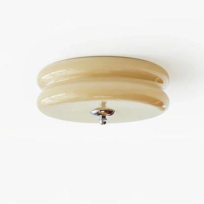 Bauhaus Glass Ceiling Lamp | 12.6in or 15.7 inModern Downlight Fixture | LED Surface Mounted Lighting | Brick by Brick