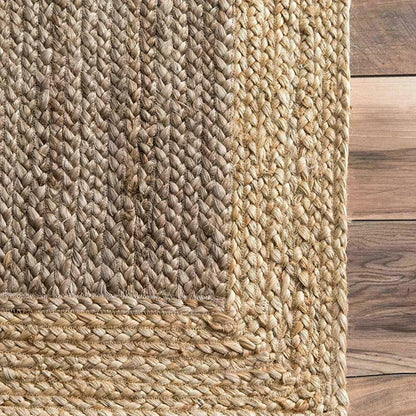 Natural Fibre Area Rug | Neutral Tones  Rustic Farmhouse Style Living Room | Brick by Brick