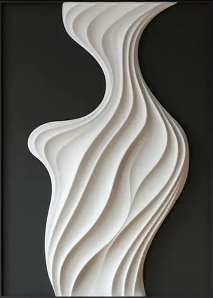 Abstract 3D Textured Canvas | 5.9 - 47.2 in | Minimalist Wall Art | Modern Home & Bedroom Decor | Unframed | Brick by Brick