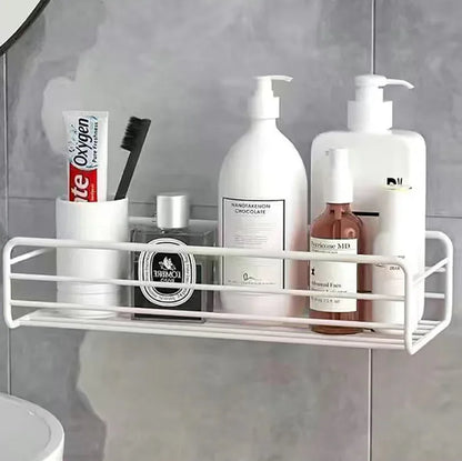 Wall Mounted Home Organizer Hanger | Black or White | Metal Storage Rack | Brick by Brick