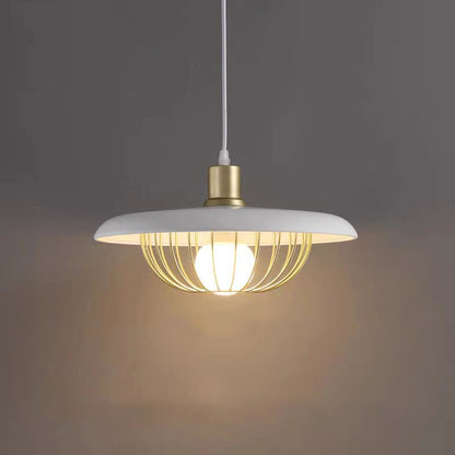 Iron Pendant Light | 13.8 x 7.1 in | Imitation Wood Chandelier | E27 Ceiling Lamp | Brick by Brick