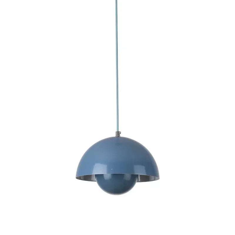 Nordic Flower Bud Pendant Lamp | 9.1 x 6.3 in or 15.7 x 10.2 in | Indoor LED Lighting | Iron Shade | Brick by Brick