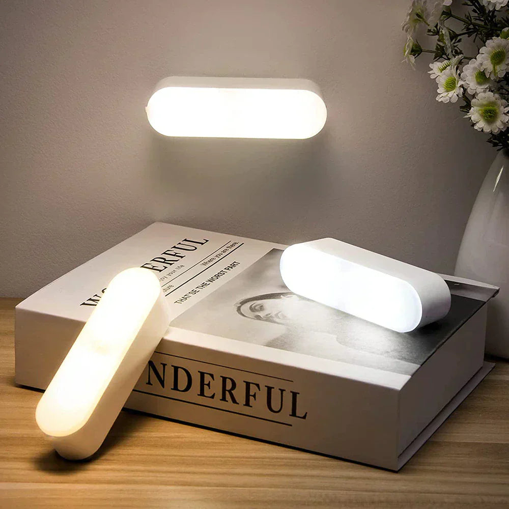 Motion Sensor Wall Light | USB Rechargeable & Wireless | 3 Light Modes | Magnetic Mount