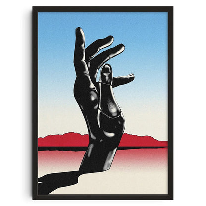 Vintage Abstract  Wall Art | 7.9 - 19.7 in | Mind Maze Poster | Retro Canvas Print | Unframed | Brick by Brick