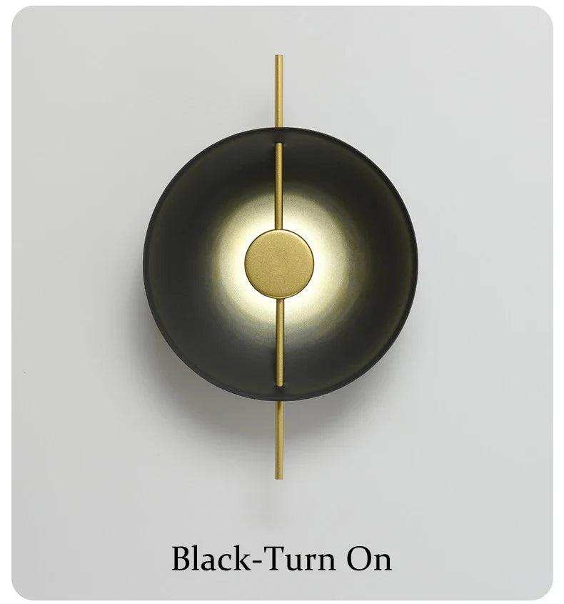 Sleek Nordic Wall Sconce | 11.8 x 18.9/19.7 in | Metal Dimmable Wall Light | Ambient Hallway & Living Lamp | Brick by Brick