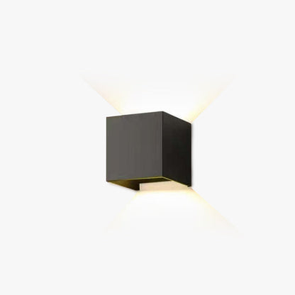 Adjustable Square LED Outdoor Wall Light | H3.9 in | Orr Style | 6-10W | Multiple Colour & Temp Options | Brick by Brick