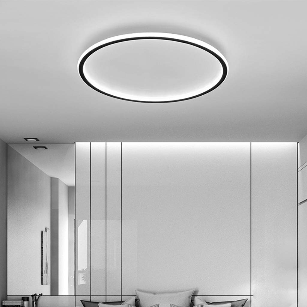 Ultra-Thin Modern Ceiling Light | Flush Mount LED for Low Ceilings | Round & Dimmable