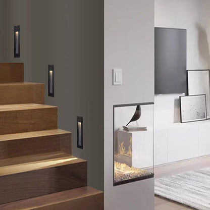 Orr Outdoor Deck Step Light | 2.4 - 8.3 in | Waterproof LED Pathway Light | Garden & Stair Safety | Brick by Brick