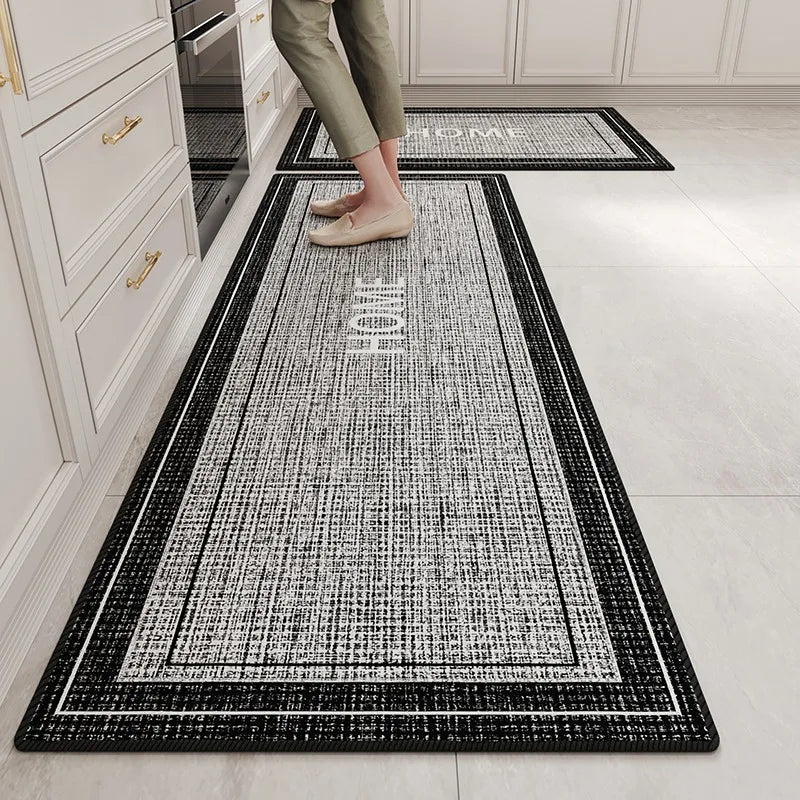 Long Kitchen Rug | Non-Slip Polyester Rug | Waterproof Wear-Resistant Carpet | Brick by Brick