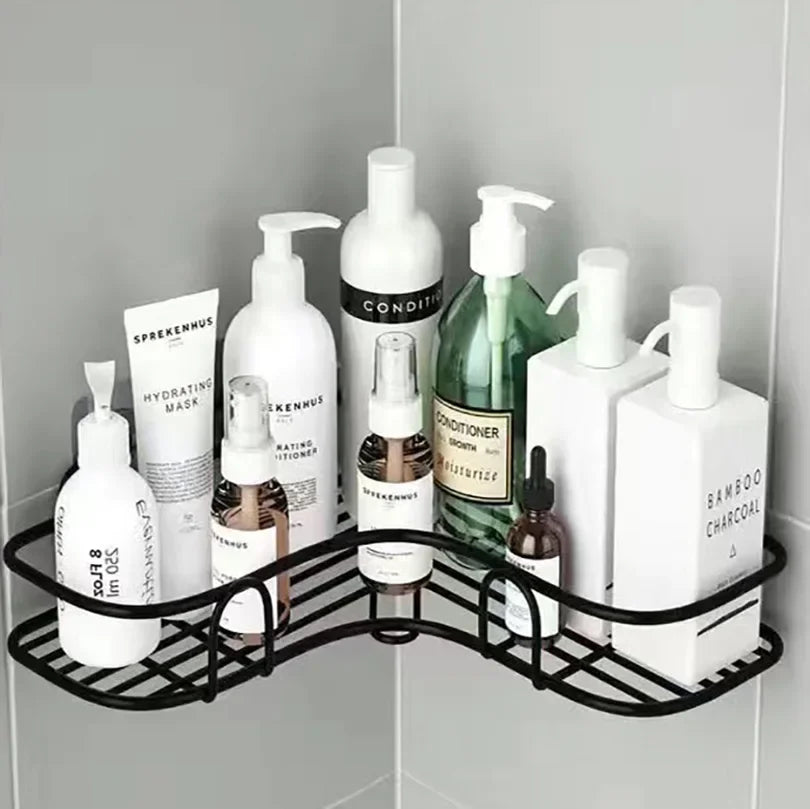 Wall Mounted Home Organizer Hanger | Black or White | Metal Storage Rack | Brick by Brick