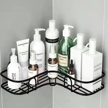 Wall Mounted Home Organizer Hanger | Black or White | Metal Storage Rack | Brick by Brick