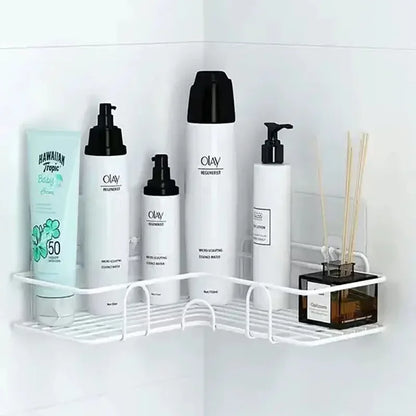 Wall Mounted Home Organizer Hanger | Black or White | Metal Storage Rack | Brick by Brick