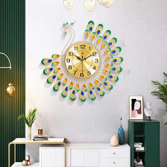 Modern Oversized Wall Clock | 20.9" Metal Frame | Silent Quartz Movement | Elegant Home Decor | Brick by Brick