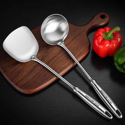 Stainless Steel Kitchen Utensils | Spoon & Spatula Options | 304 Stainless | LFGB | Brick by Brick