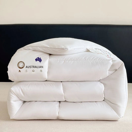 Australian Wool Blanket | 59 - 87 in | All-Season Thick Heating Blanket | Soft & Warm Bedding for Home | Brick by Brick