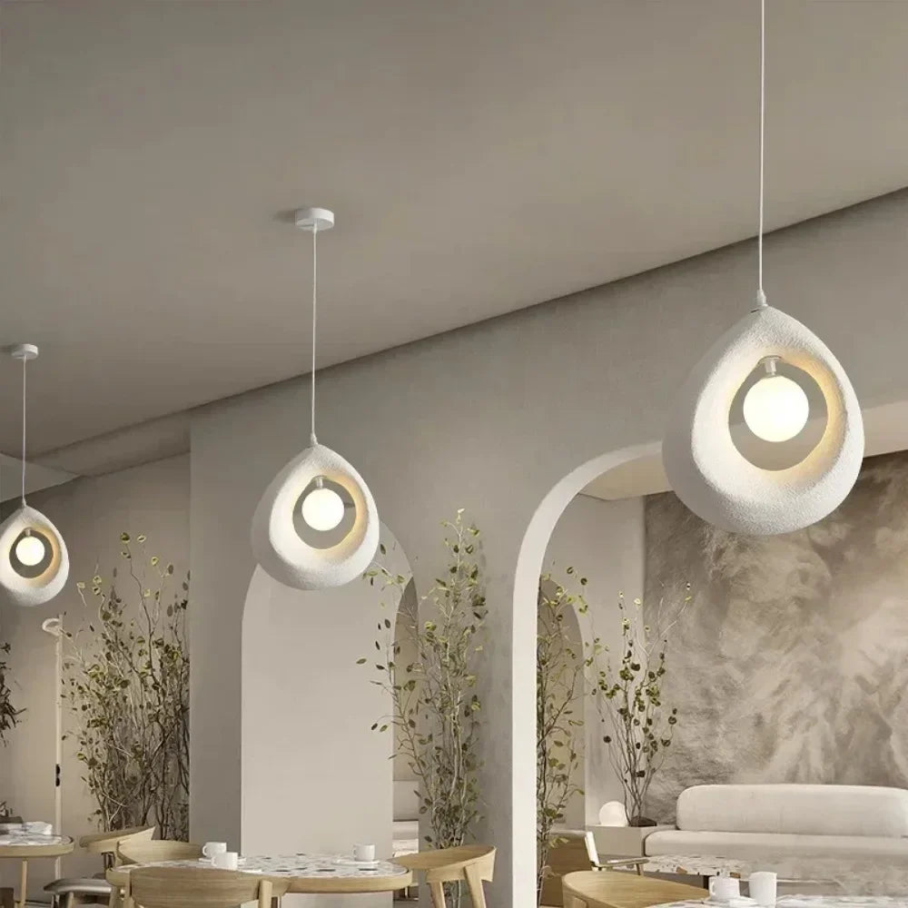 Japanese Wabi Sabi Pendant Light | 7.9 - 15.7 in | Nordic Style Modern Ceiling Lamp  | 110–240V | Brick by Brick