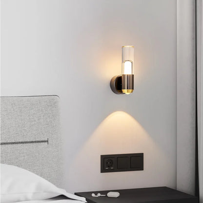 Nordic Bedside Wall Lamp | H7.9 in | Rotatable LED Sconce | Modern Reading Light | Brick by Brick