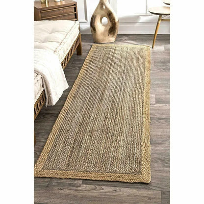 Natural Fibre Area Rug | Neutral Tones  Rustic Farmhouse Style Living Room | Brick by Brick