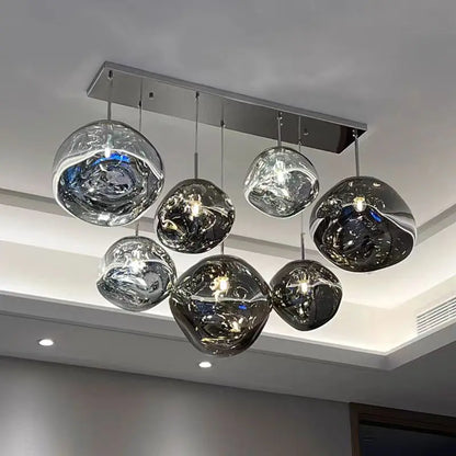 Nordic Lava Glass Pendant Light | Modern LED Chandelier | Indoor Hanging Lamp | Brick by Brick