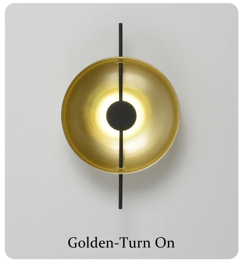 Sleek Nordic Wall Sconce | 11.8 x 18.9/19.7 in | Metal Dimmable Wall Light | Ambient Hallway & Living Lamp | Brick by Brick