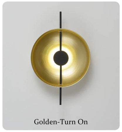 Sleek Nordic Wall Sconce | 11.8 x 18.9/19.7 in | Metal Dimmable Wall Light | Ambient Hallway & Living Lamp | Brick by Brick