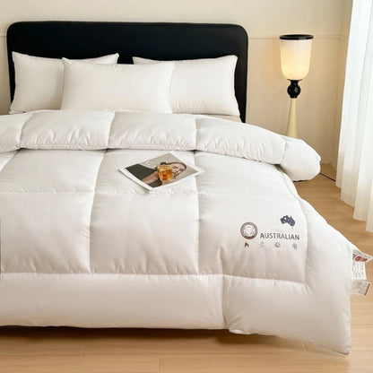 Australian Wool Blanket | 59 - 87 in | All-Season Thick Heating Blanket | Soft & Warm Bedding for Home | Brick by Brick