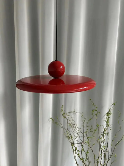 Pendant Lamp | 7.9 - 11.8in | Retro Flying Saucer Design | Metal Chandelier | Nordic Cream Style | LED E27 | Brick by Brick