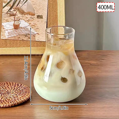 Wave Glass Cup | Transparent Ripple Drinking Cup | 300ml to 650ml | Creative Mug | Brick by Brick