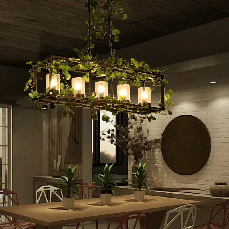 Retro Birdcage Pendant Lamp | D 19.3 - 41.3 in | Industrial Wrought Iron Hanging Light | E27 LED Fixture | Brick by Brick