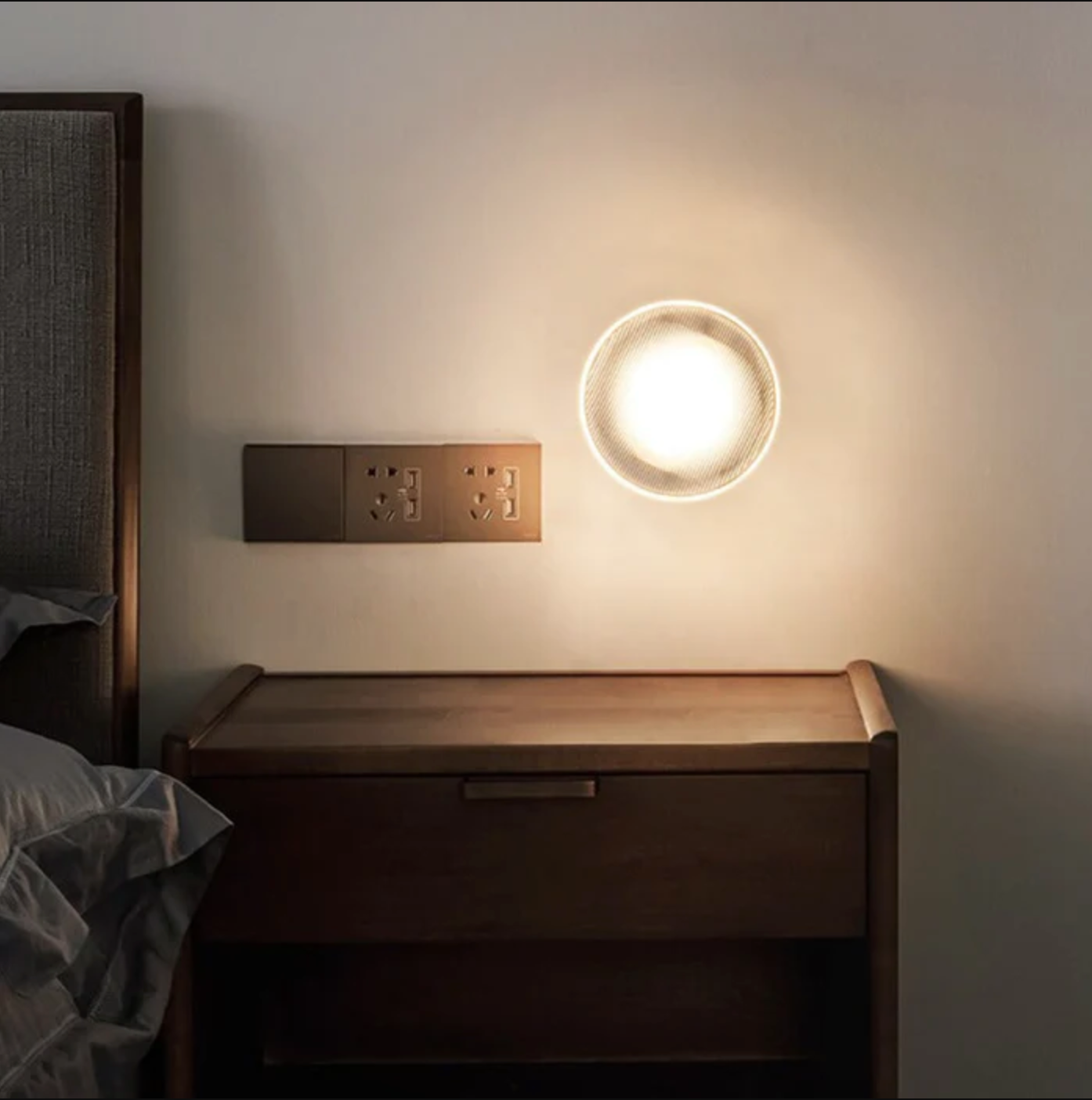 Dome Wall Light | 5.5 x 3.9 in | LED Flush Mount | Matte Black or Gold | Brick by Brick