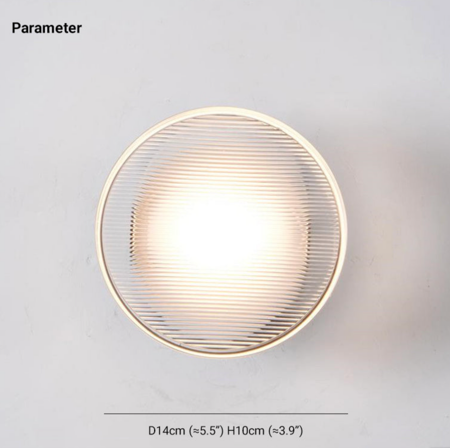 Dome Wall Light | 5.5 x 3.9 in | LED Flush Mount | Matte Black or Gold | Brick by Brick