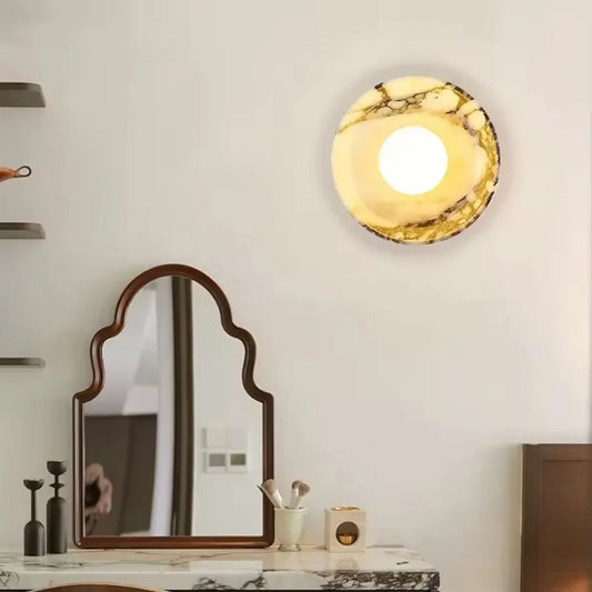 Minimalist Wall Light | D5.91 & 9.84 in | LED Stone Lamp | Up & Down Lighting | Accent Light | Brick by Brick