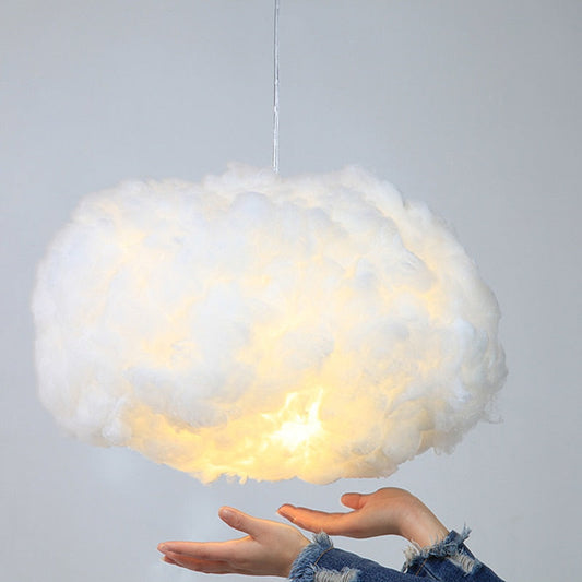 Cloud Ceiling Light | Soft Fabric Design | E27 Ambient Glow | Floating Look
