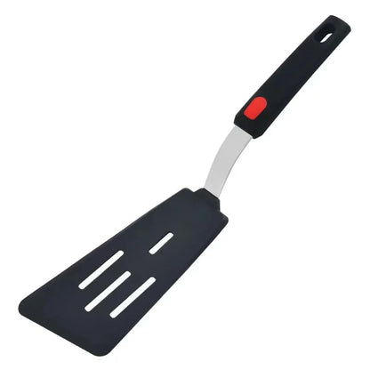 Silicone Spatula | 10.2 - 11.4 in | Non-Stick Heat-Resistant Cooking Utensil | Stainless Steel Handle | Brick by Brick