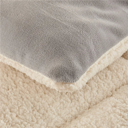 Weighted Blanket Thicken Milk Fleece | 59 - 87 in | Soft Warm Lamb Cashmere Bedding | Winter Cozy Comforter | Brick by Brick