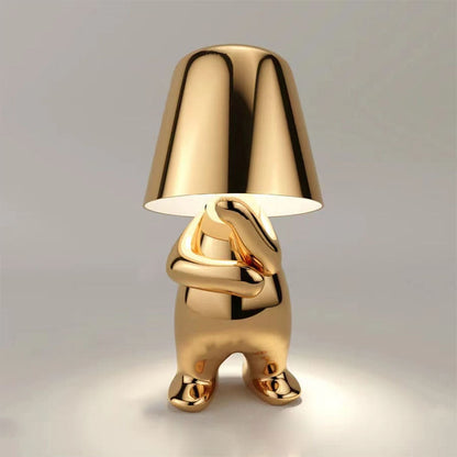 Rechargeable LED Table Lamp | Touch Dimmable, Gold or Silver | Compact Wireless Lighting