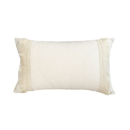 Japandi Cotton Linen Pillow Cover | Beige Woven Design | Modern Cushion Case | Minimalist Home Décor | Brick by Brick