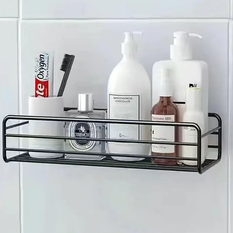 Wall Mounted Home Organizer Hanger | Black or White | Metal Storage Rack | Brick by Brick