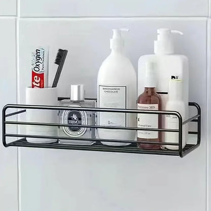Wall Mounted Home Organizer Hanger | Black or White | Metal Storage Rack | Brick by Brick