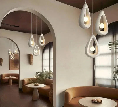 Japanese Wabi Sabi Pendant Light | 7.9 - 15.7 in | Nordic Style Modern Ceiling Lamp  | 110–240V | Brick by Brick
