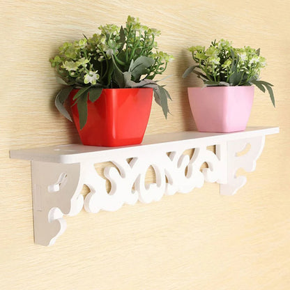 Floating Wall Shelves | Set of 3 | White Wooden Display | Modern Decorative Storage | Brick by Brick