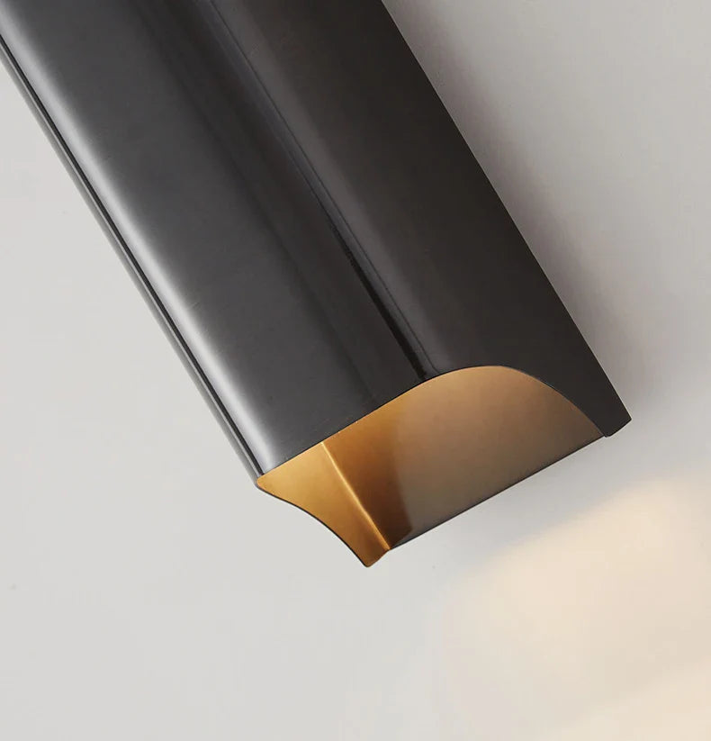 Contemporary Brass Wall Sconce | 3.9 or 11.8 | LED Lamp with Sculptural Shade | Adjustable Lighting | Brick by Brick