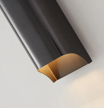 Contemporary Brass Wall Sconce | 3.9 or 11.8 | LED Lamp with Sculptural Shade | Adjustable Lighting | Brick by Brick