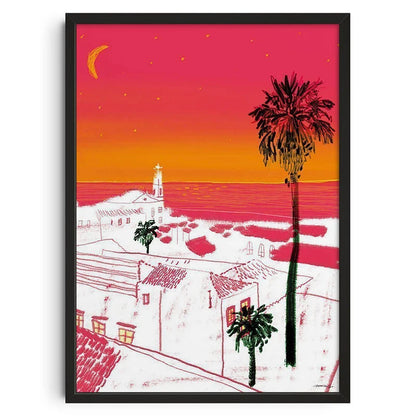 Vintage Abstract  Wall Art | 7.9 - 19.7 in | Mind Maze Poster | Retro Canvas Print | Unframed | Brick by Brick