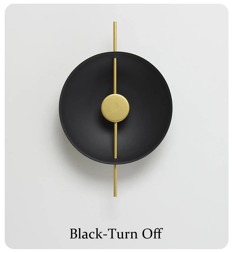 Sleek Nordic Wall Sconce | 11.8 x 18.9/19.7 in | Metal Dimmable Wall Light | Ambient Hallway & Living Lamp | Brick by Brick