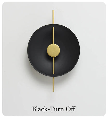 Sleek Nordic Wall Sconce | 11.8 x 18.9/19.7 in | Metal Dimmable Wall Light | Ambient Hallway & Living Lamp | Brick by Brick