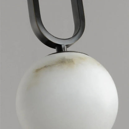 Real Natural Marble Pendant Light | 8.7 x 4.7 x 2.6 in | Modern Scandinavian Design | Elegant Home Lighting | Brick by Brick