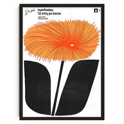 Vintage Abstract  Wall Art | 7.9 - 19.7 in | Mind Maze Poster | Retro Canvas Print | Unframed | Brick by Brick