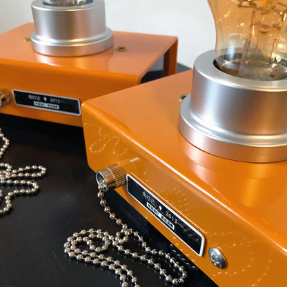 Bauhaus Retro Wall Lamp | 3.5in | Orange Square Box Camera Design | Decorative Sconce | Brick by Brick