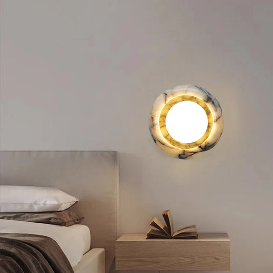Minimalist Wall Light | D5.91 & 9.84 in | LED Stone Lamp | Up & Down Lighting | Accent Light | Brick by Brick